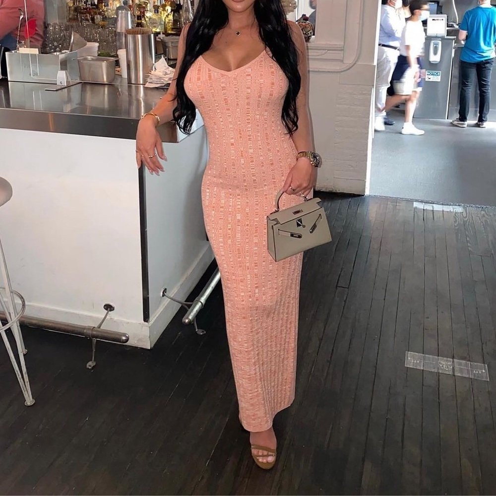 Ronny Kobo Maxi Rib Dress